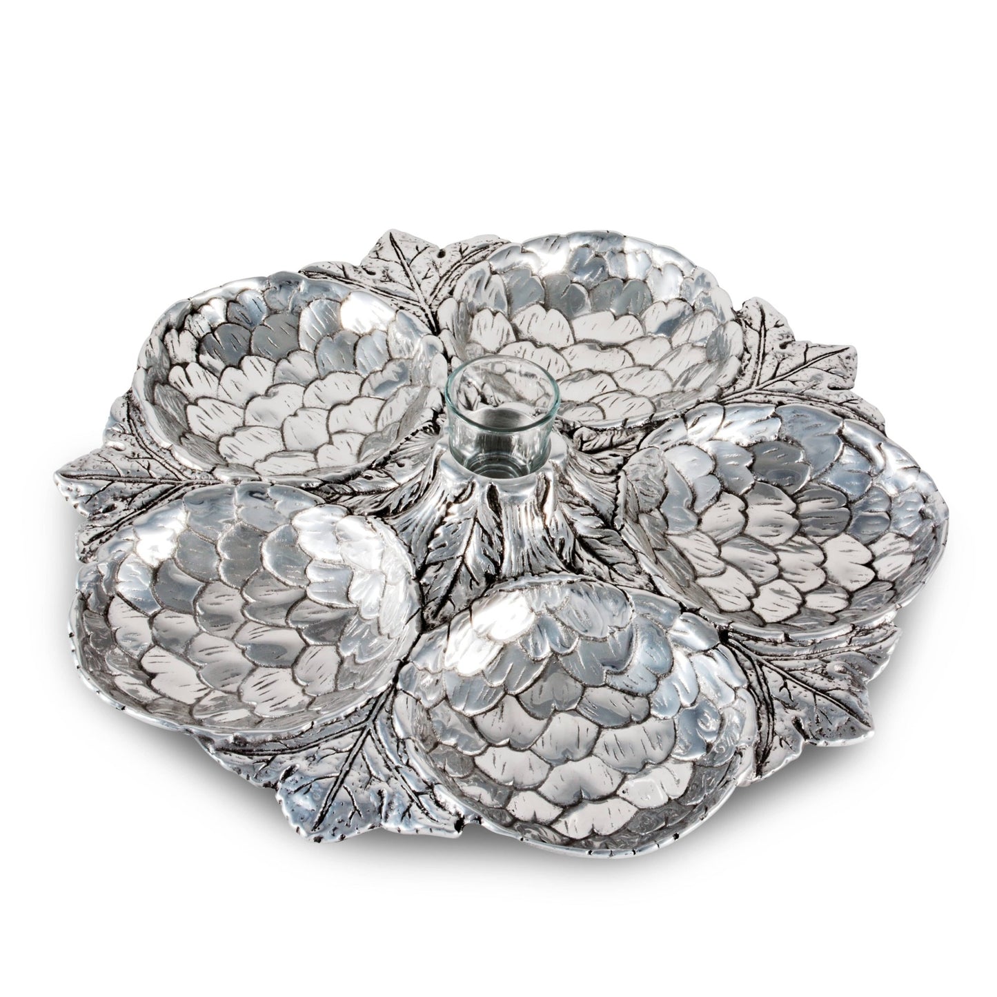 Artichoke 5 Section Snack Tray - themonogram manor 