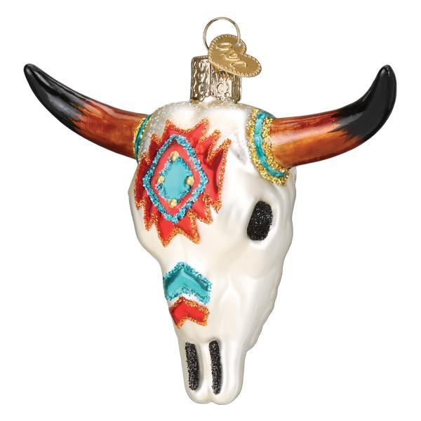 Southwestern Steer Skull Ornament - themonogram manor 