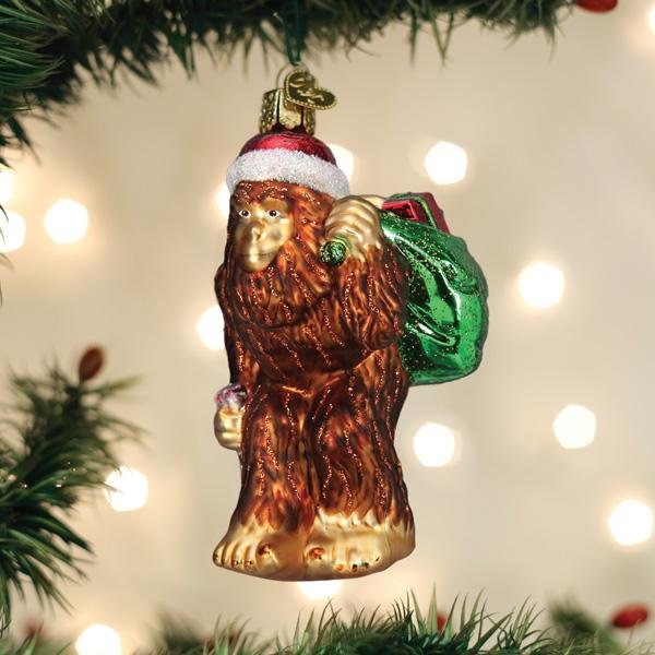 Santa Sasquatch Ornament - #themonogram manor #