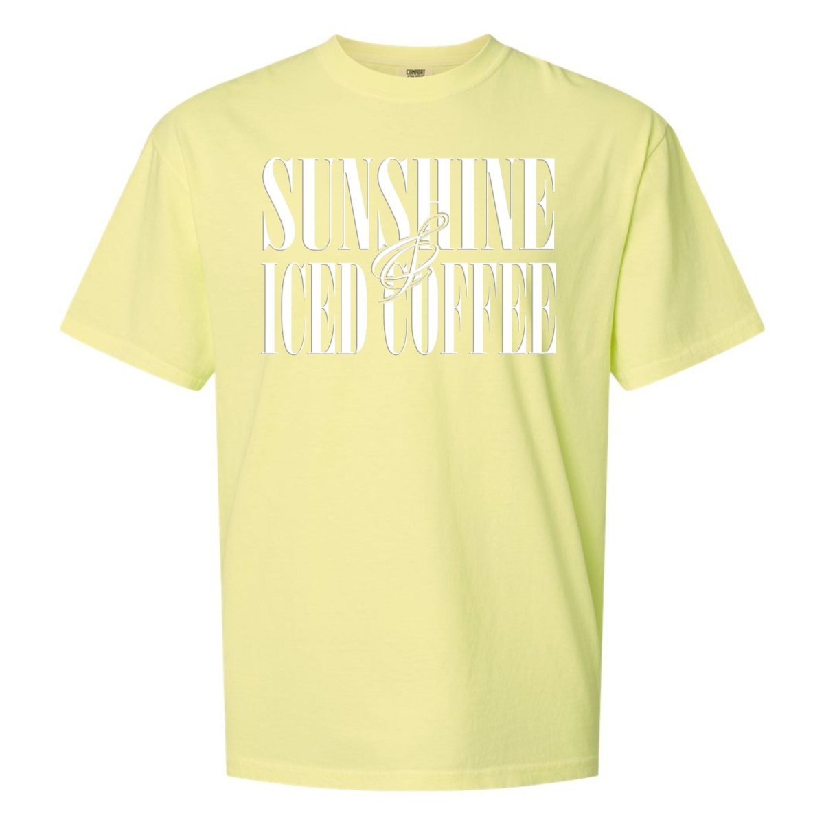 PUFF 'Sunshine & Iced Coffee' T-Shirt - themonogram manor 