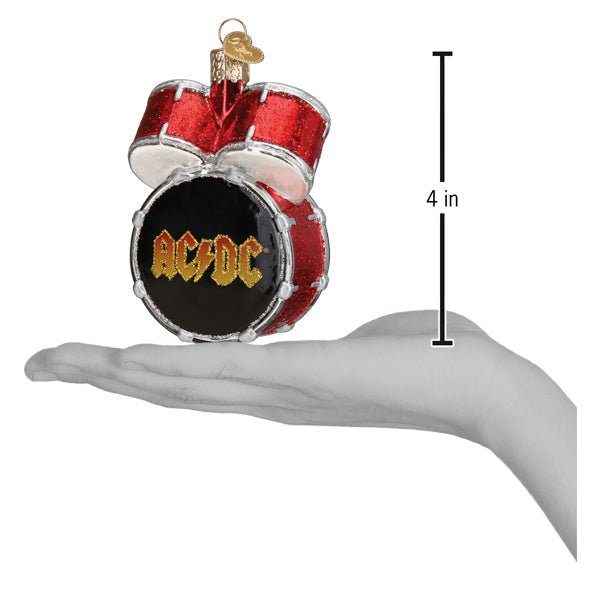 AC/DC Drum Set Ornament - themonogram manor 