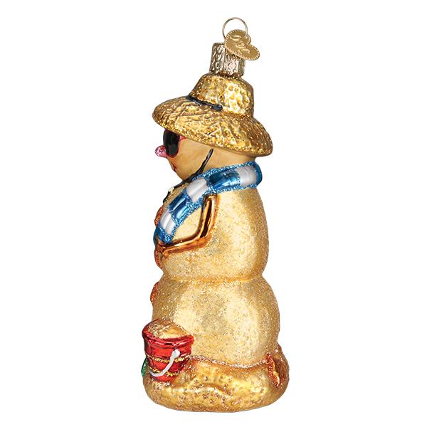 Sand Snowman Ornament - #themonogram manor #