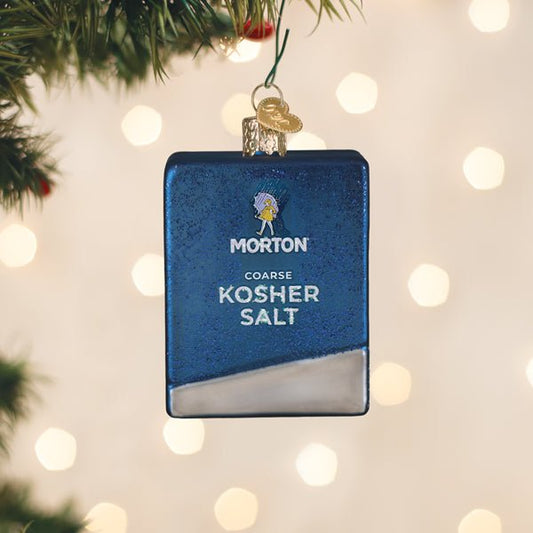Morton Kosher Salt Box Ornament - themonogram manor 