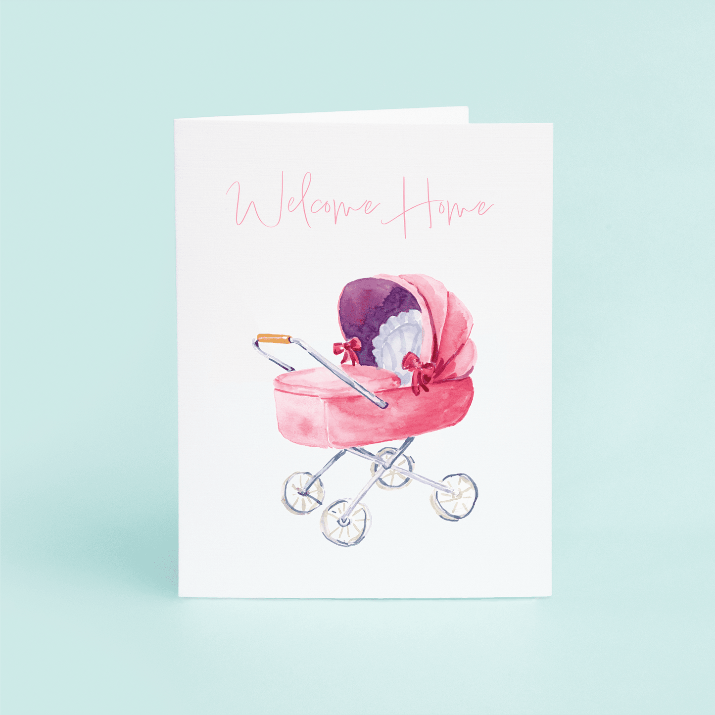 Pink Stroller "Welcome Home" - themonogram manor 