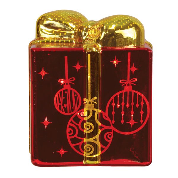 Lit Ornamental Glass Gift Box - #themonogram manor #