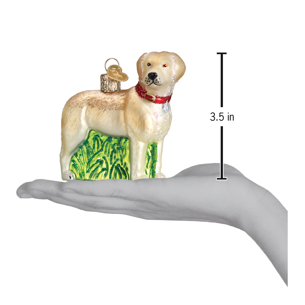 Standing Yellow Lab Ornament - themonogram manor 
