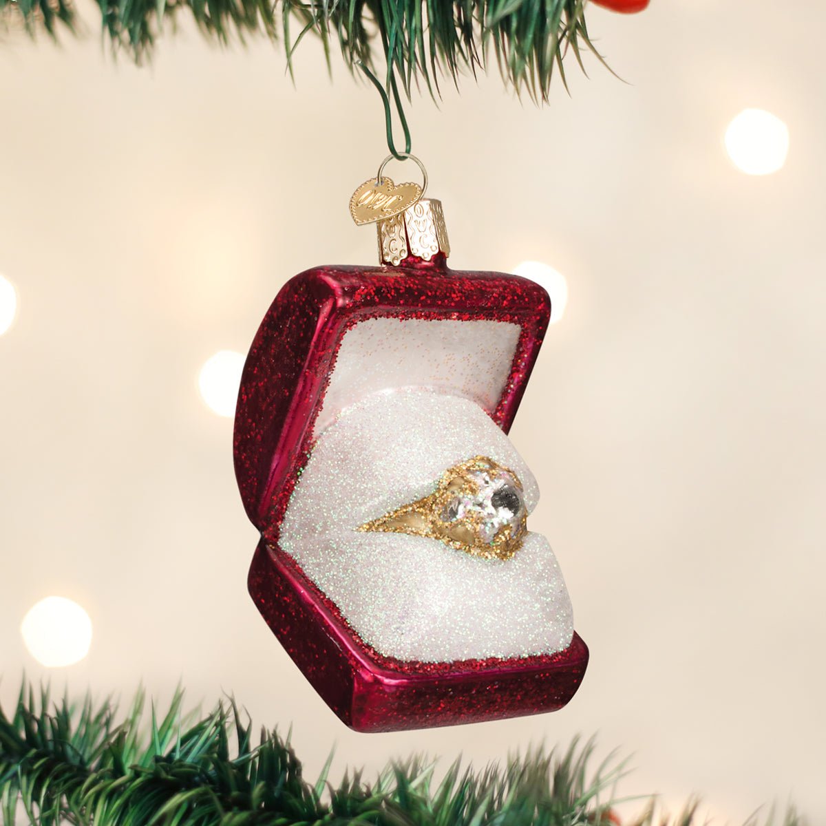 Ring In Box Ornament - #themonogram manor #