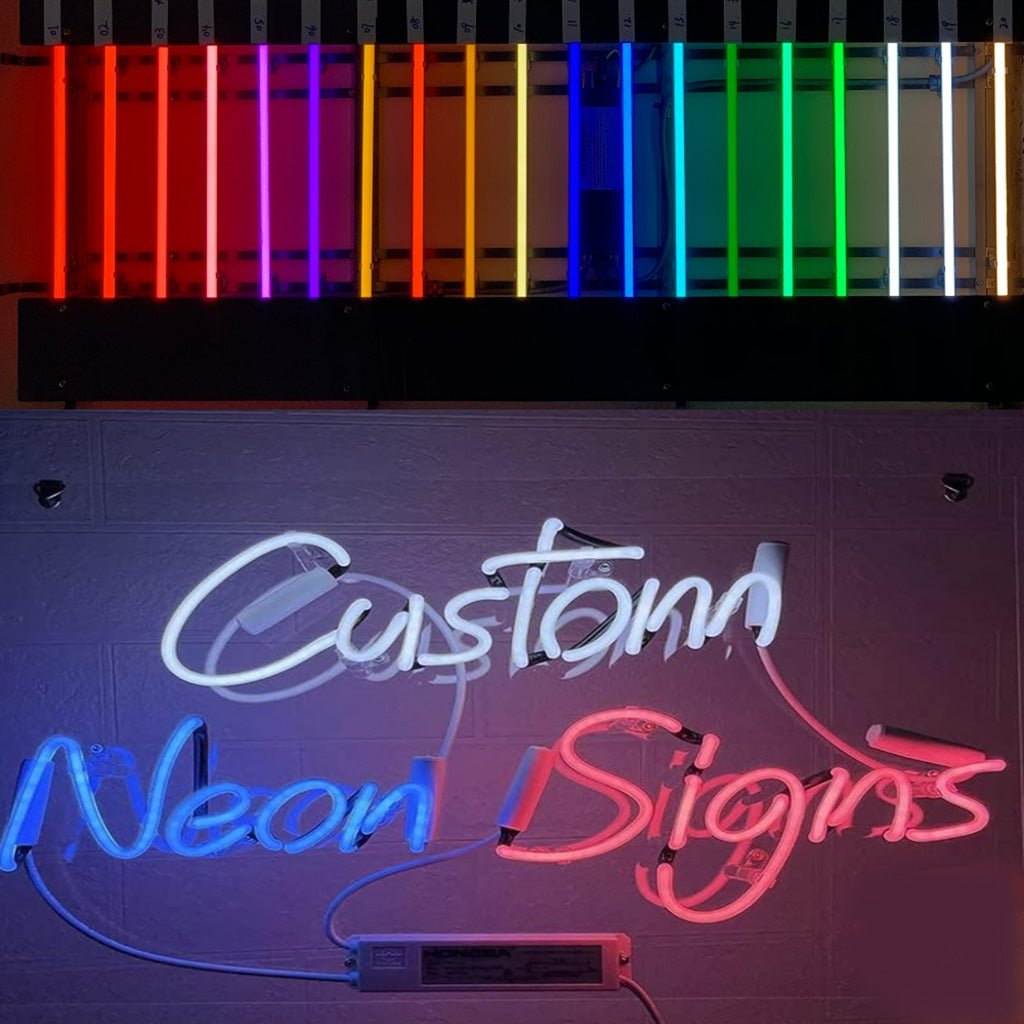 Custom Neon Signs - themonogram manor 