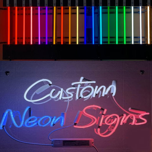 Custom Neon Signs - themonogram manor 