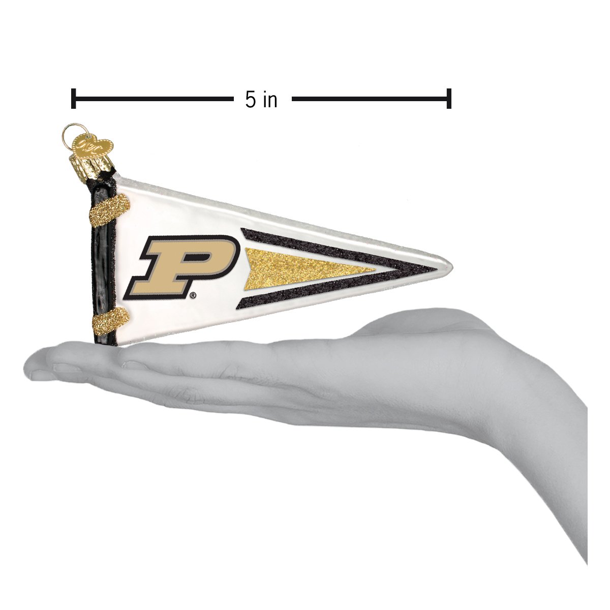 Purdue Pennant Ornament - themonogram manor 