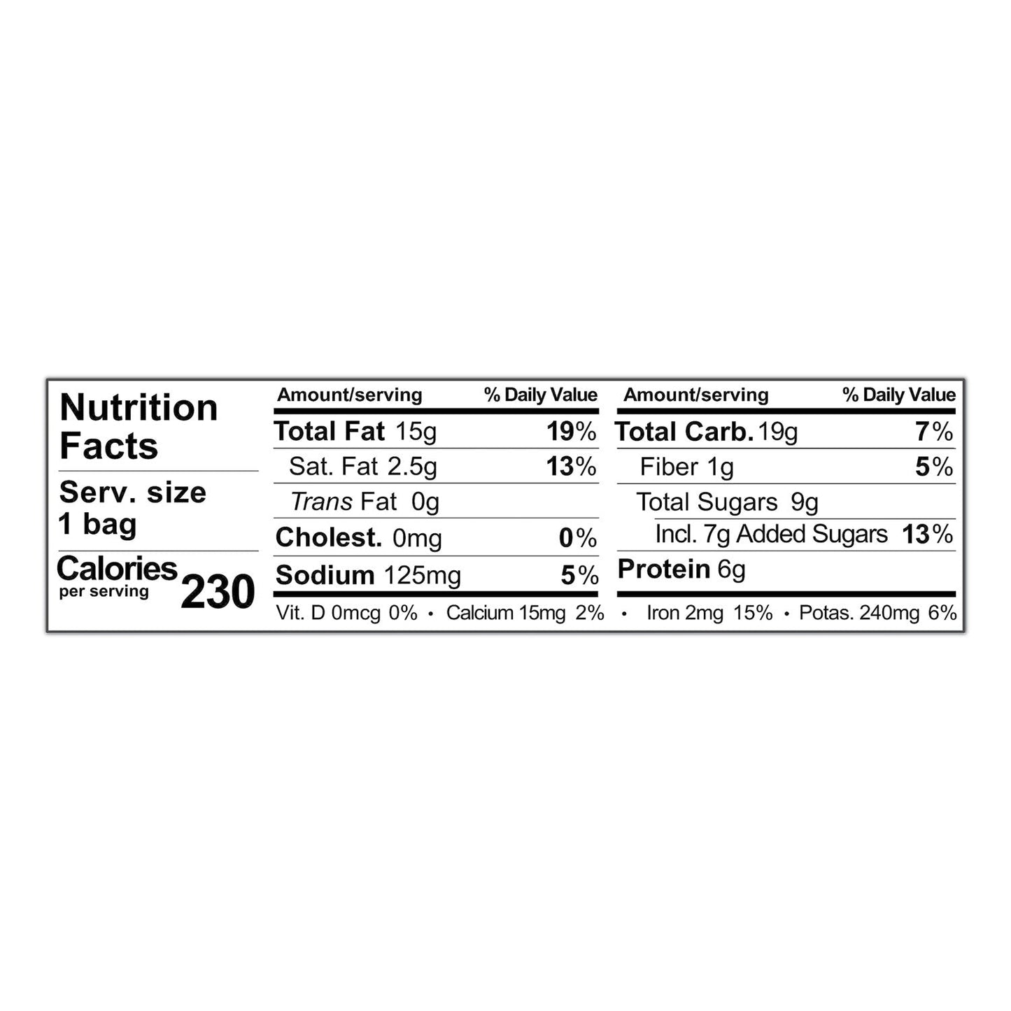 Sahale Snacks Glazed Mixes, Cashew Pom Vanilla, 1.5 oz, 18/Carton - themonogram manor 