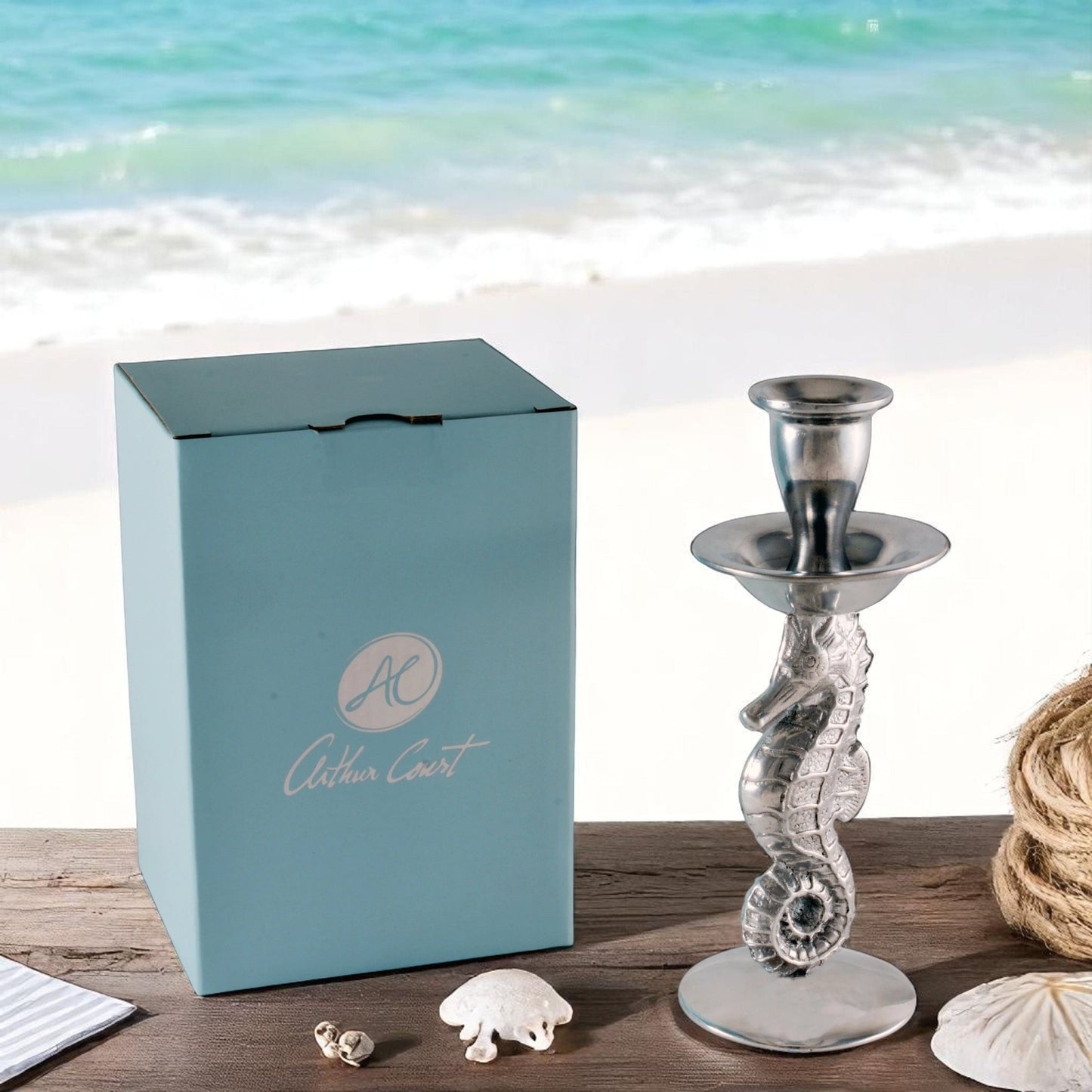 Sea Horse Candle Holder - themonogram manor 
