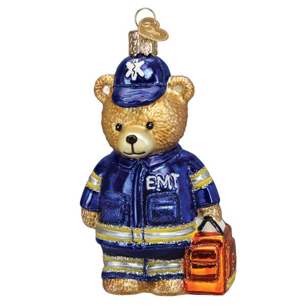 EMT Teddy Bear Ornament - themonogram manor 