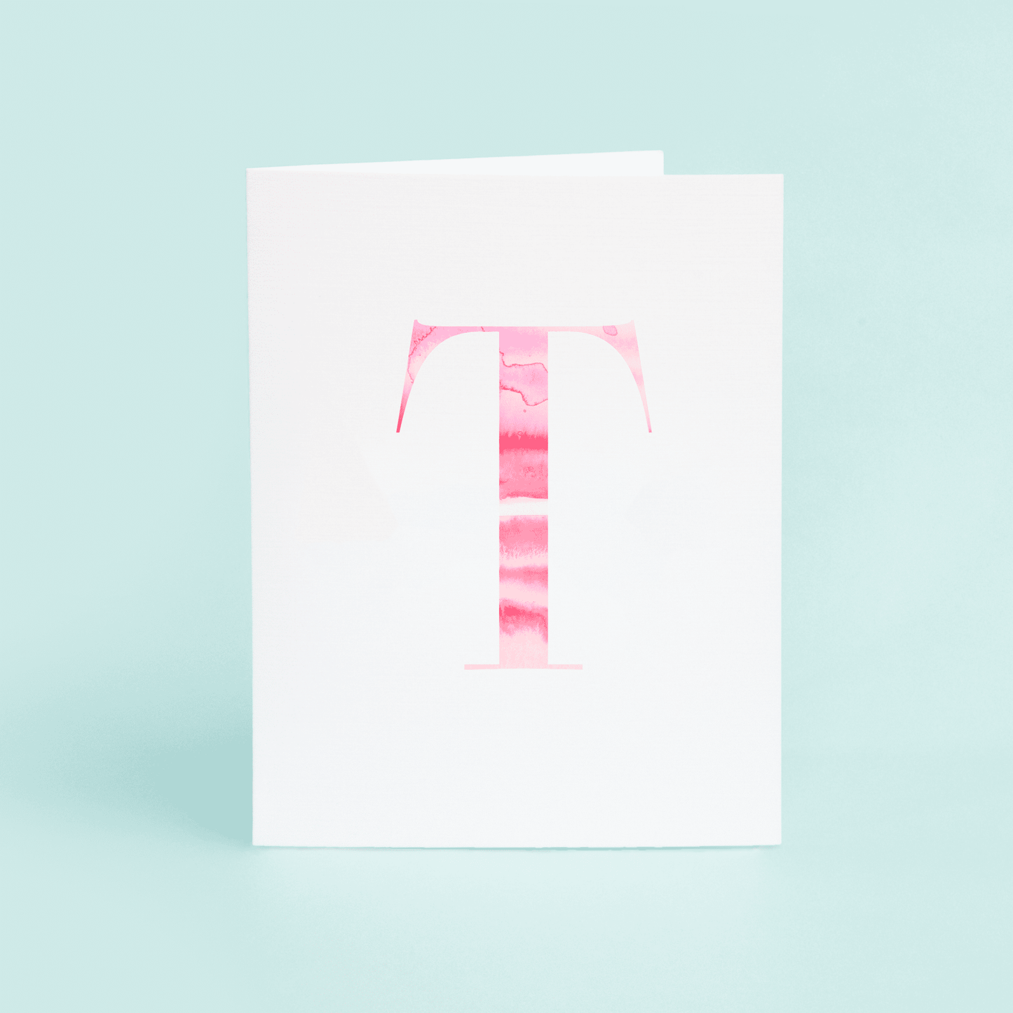 T Folded Card - themonogram manor 