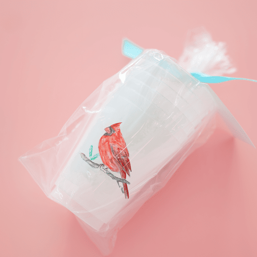 Cardinal Frosted Cup - themonogram manor 