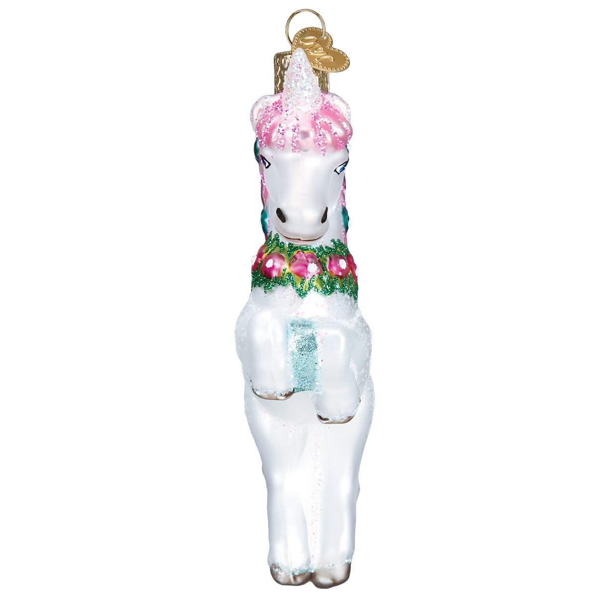 Prancing Unicorn Ornament - #themonogram manor #
