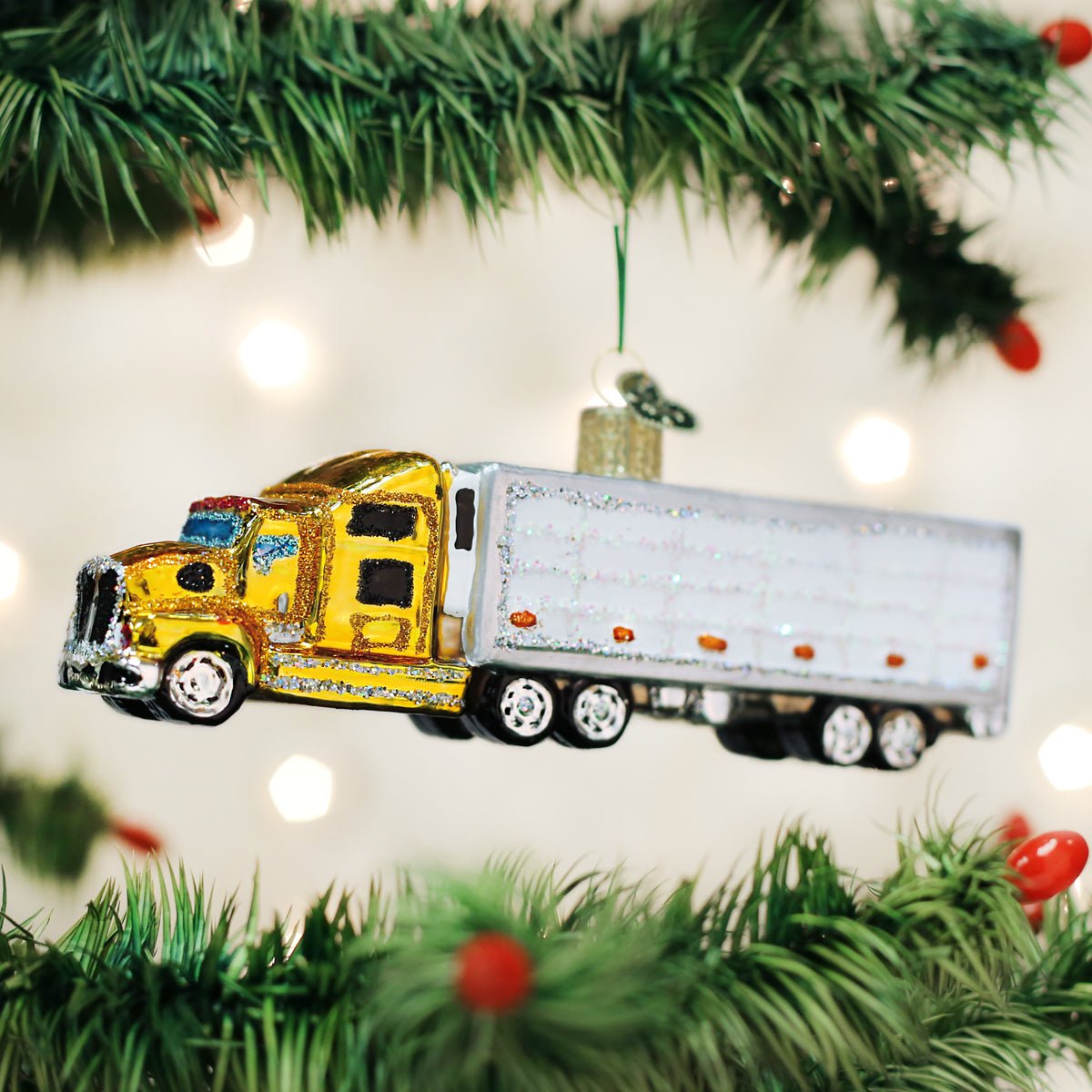 Semi Truck Ornament - #themonogram manor #