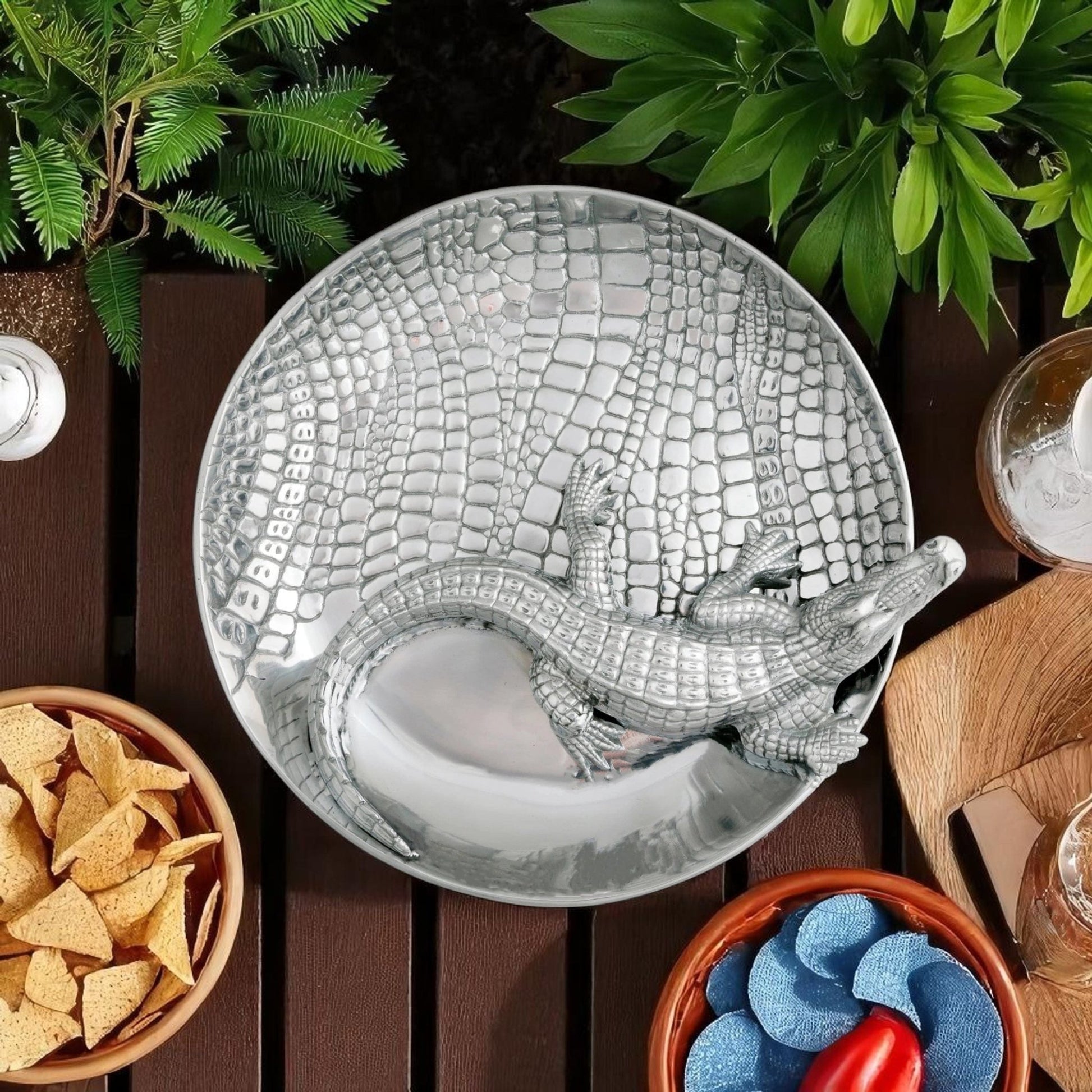 Alligator Chip and Dip - themonogram manor 