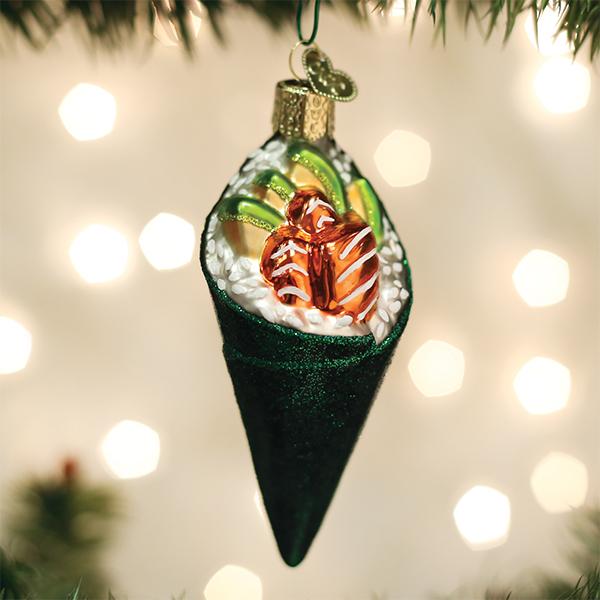 Sushi Hand Roll Ornament - themonogram manor 