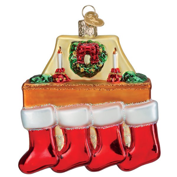 Family Of 4 Stockings Ornament - themonogram manor 
