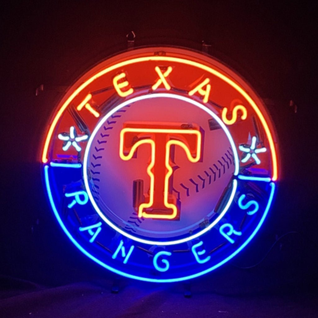 Texas Rangers Neon Signs Light - themonogram manor 