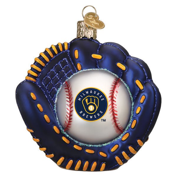 Brewers Baseball Mitt Ornament - themonogram manor 