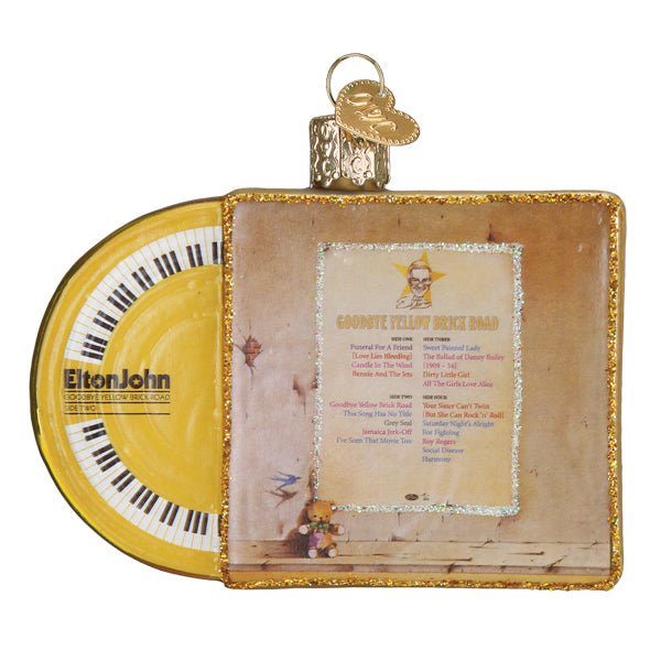 Goodbye Yellow Brick Road Album Ornament - themonogram manor 