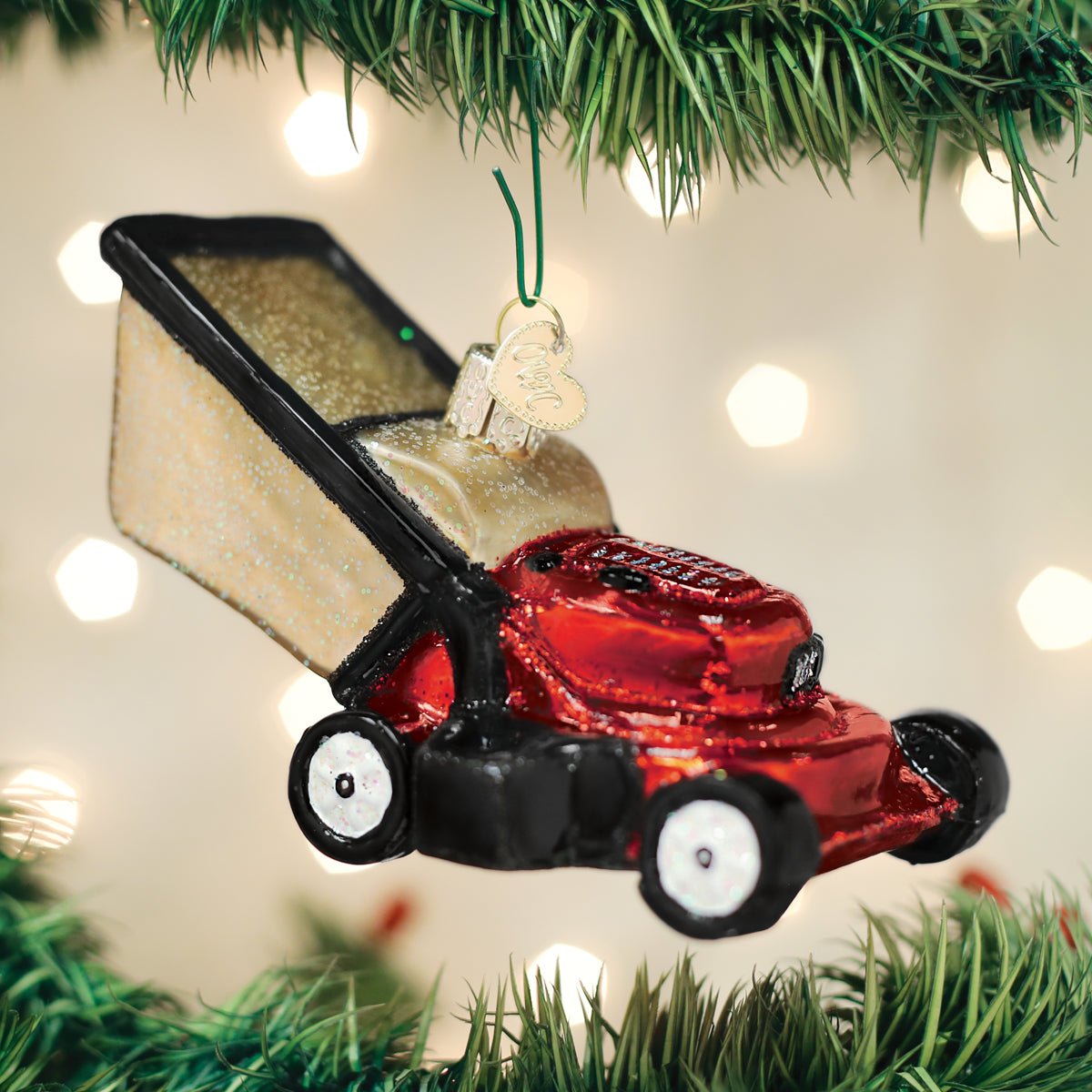 Lawn Mower Ornament - #themonogram manor #