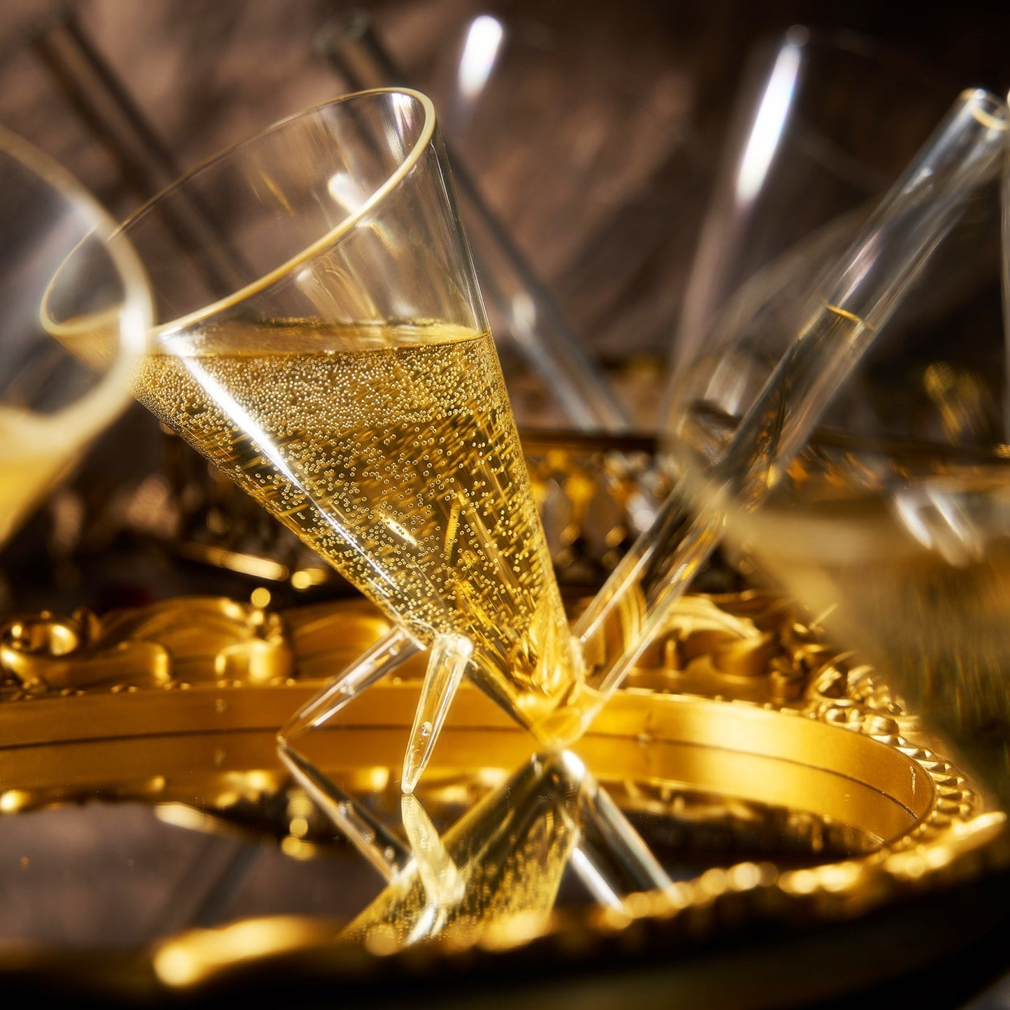 Festa Acrylic Champagne Shooter, Set of 6 - themonogram manor 