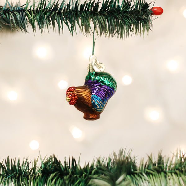 Small Rooster Ornament - #themonogram manor #