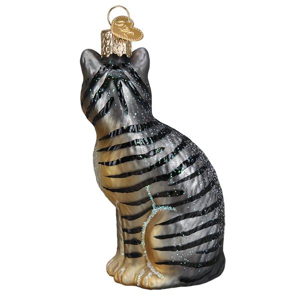 Tabby Cat ornament - themonogram manor 