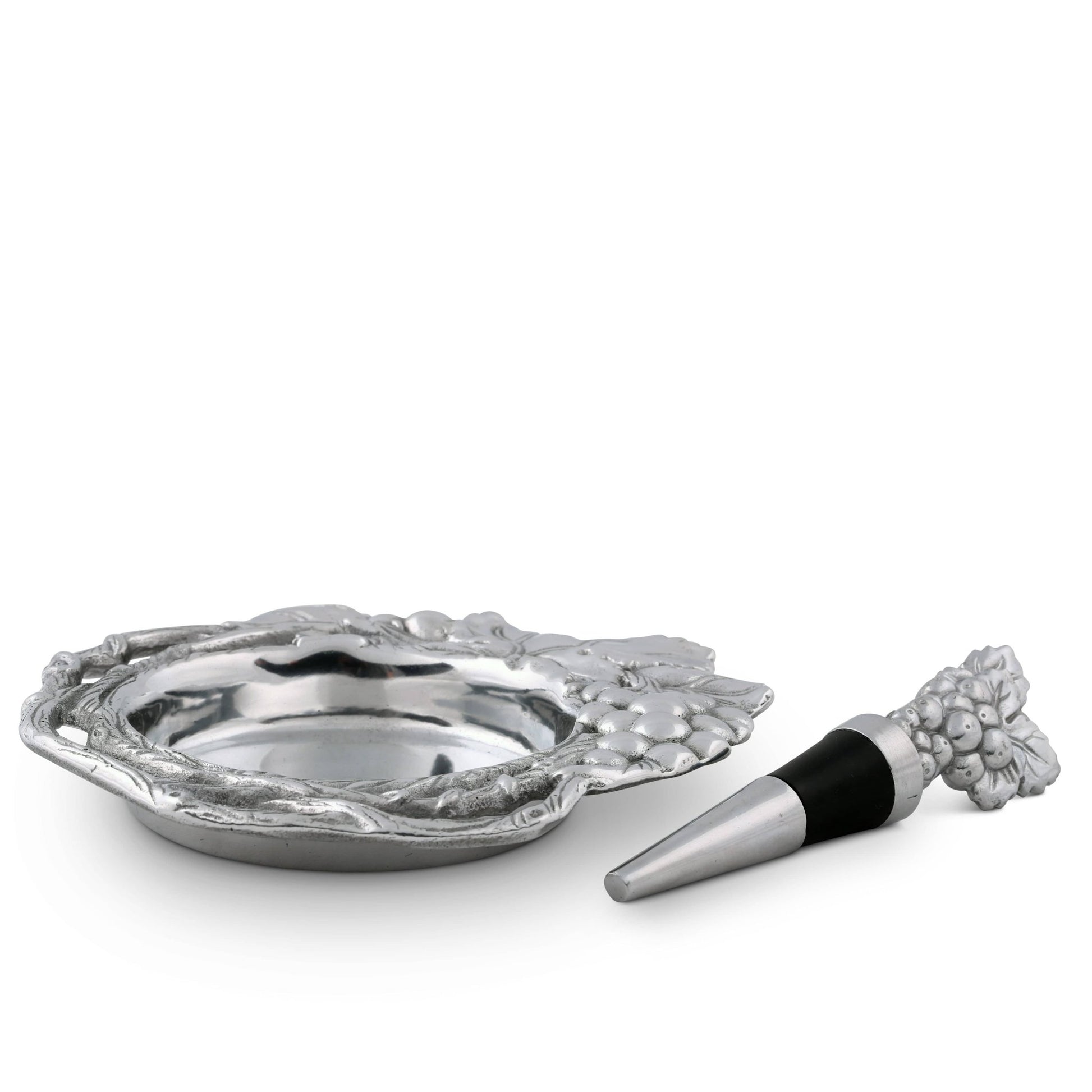 Grape Wine Coaster and Stopper Set - themonogram manor 