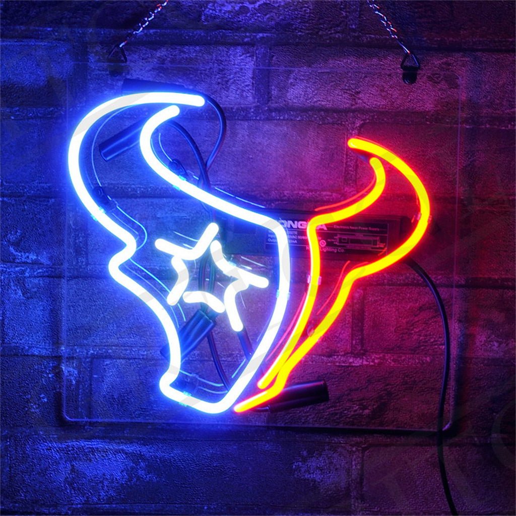 Houston Texans Neon Signs Light - themonogram manor 