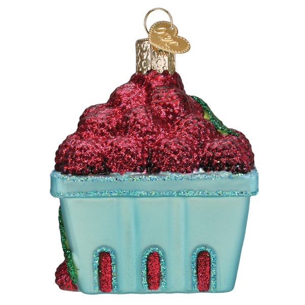 Carton Of Raspberries Ornament - themonogram manor 