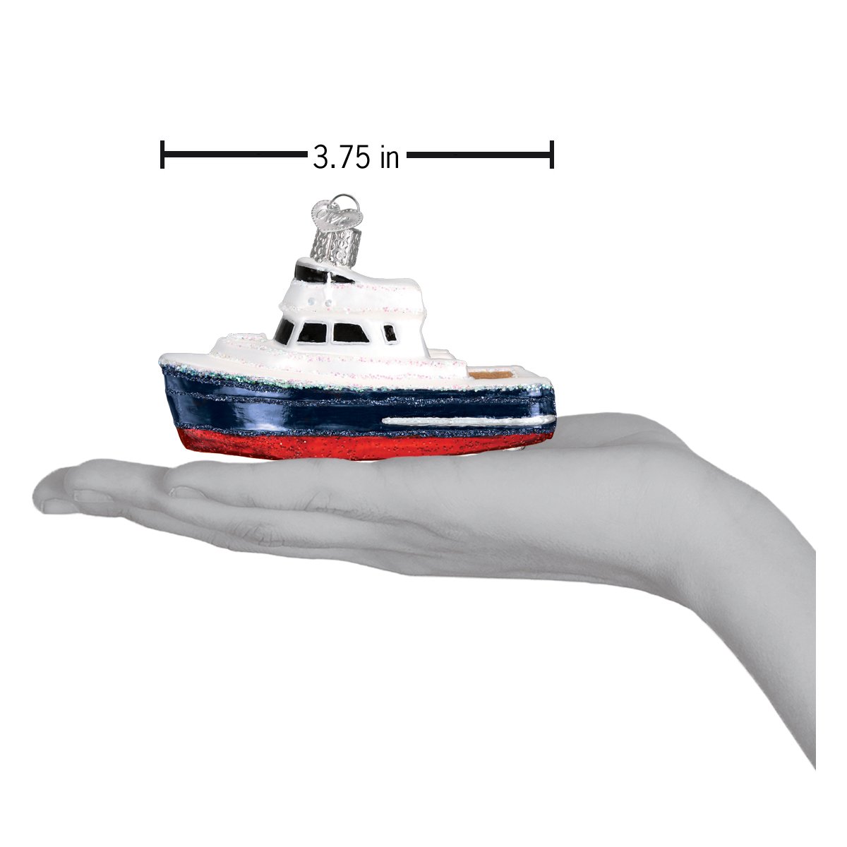 Charter Boat Ornament - #themonogram manor #