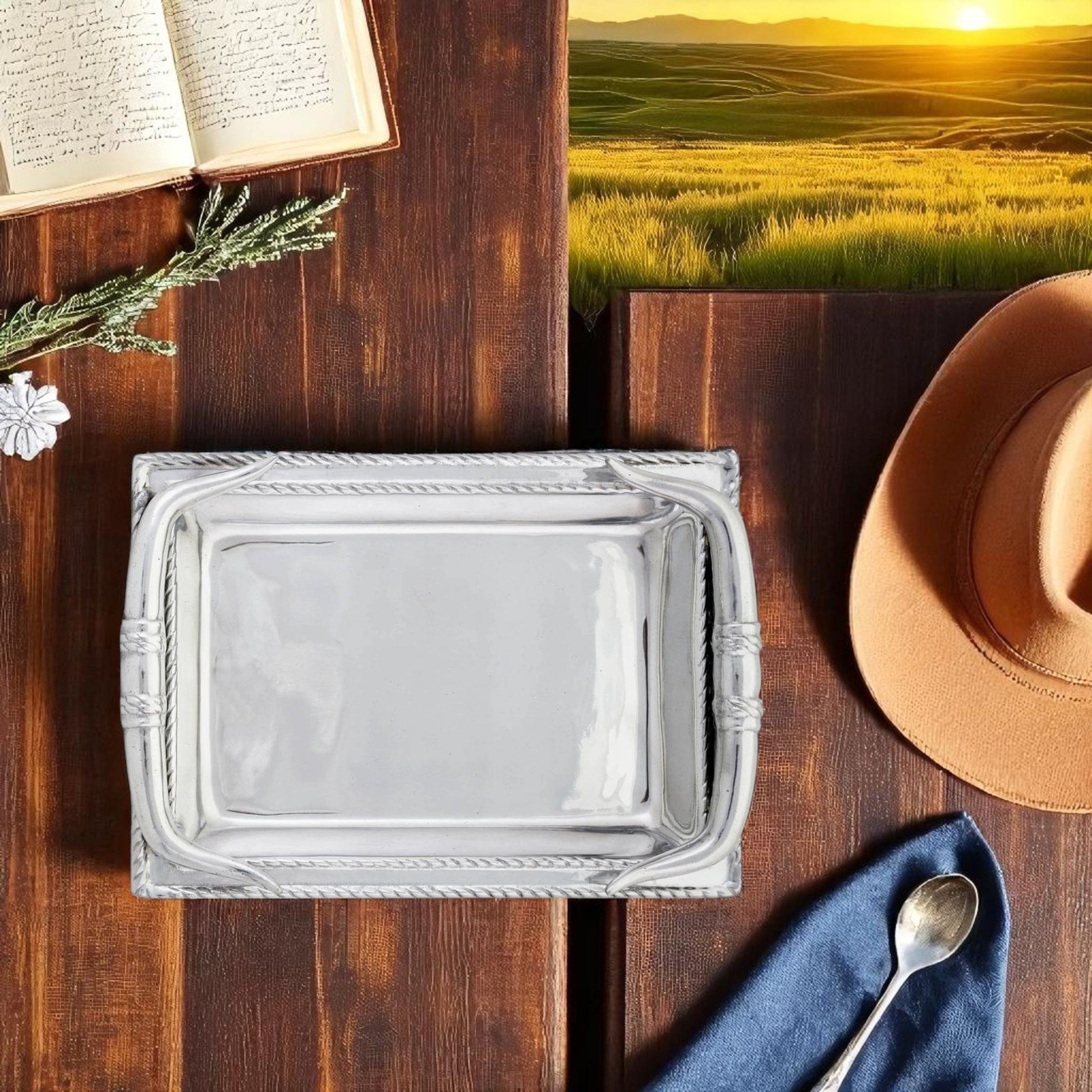 Longhorn Catch All - themonogram manor 