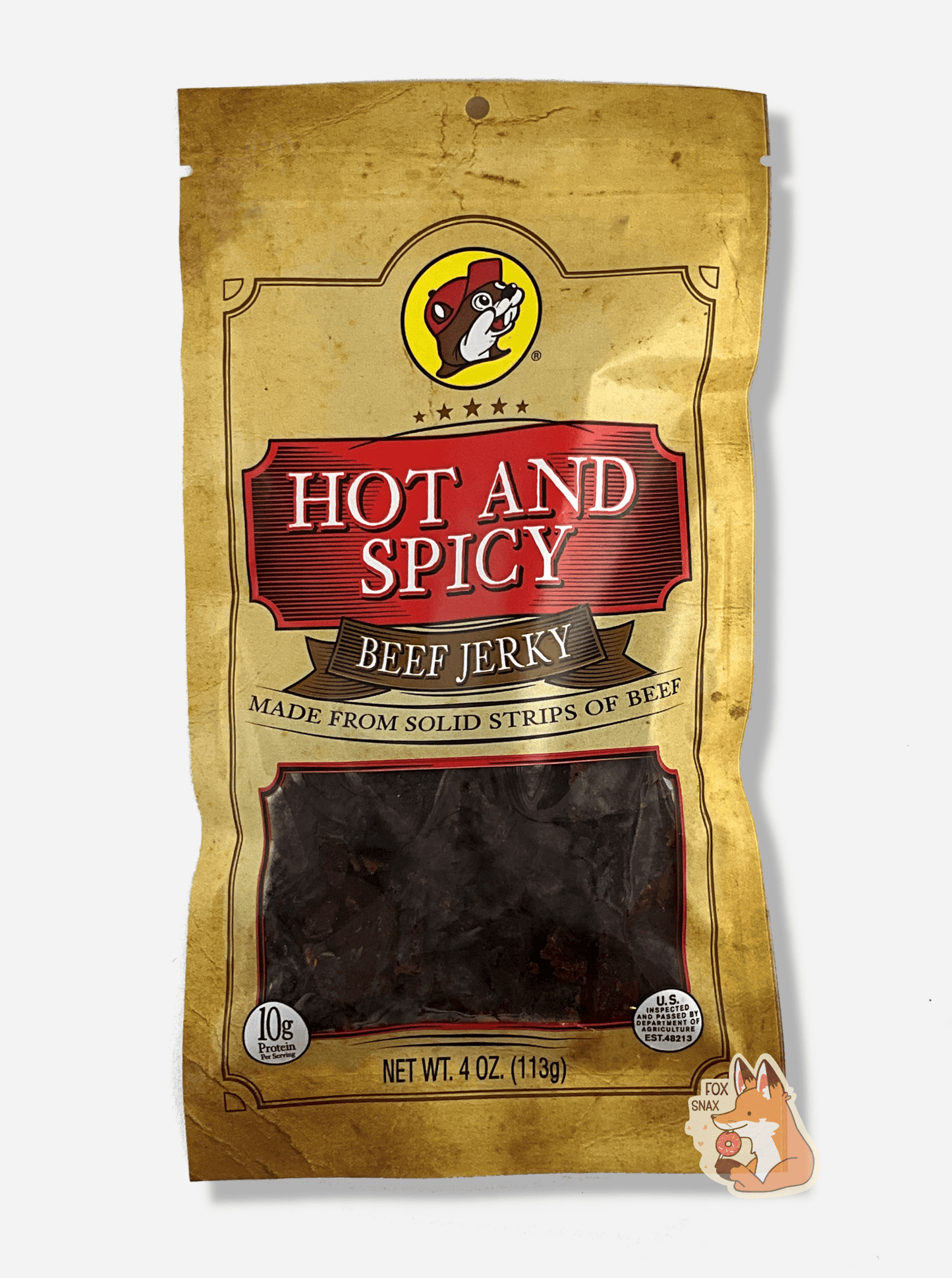 Buc - ee's Hot And Spicy Beef Jerky - themonogram manor 