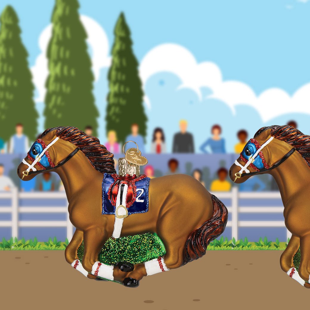 Racehorse Ornament - themonogram manor 