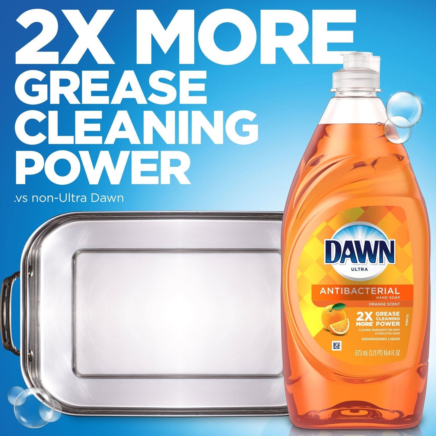 Dawn Ultra Antibacterial Dishwashing Liquid, Orange Scent, 28 oz Bottle - themonogram manor 
