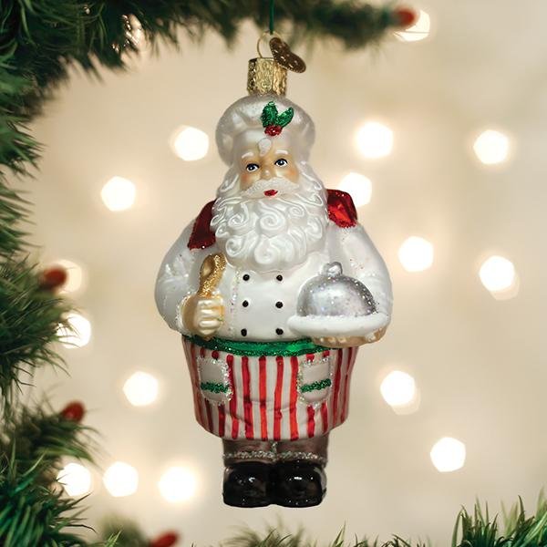 Chef Santa Ornament - themonogram manor 