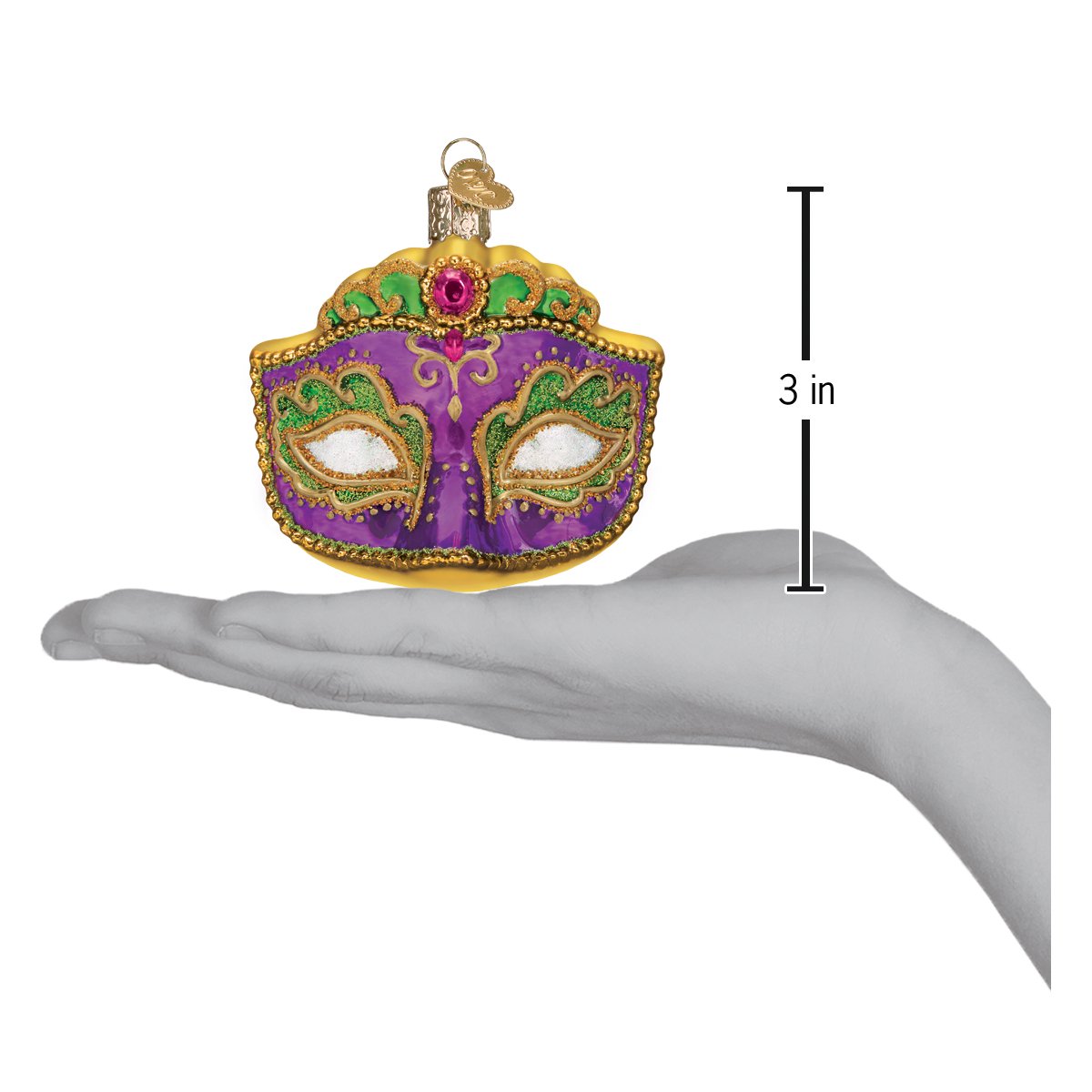 Mardi Gras Mask Ornament - themonogram manor 