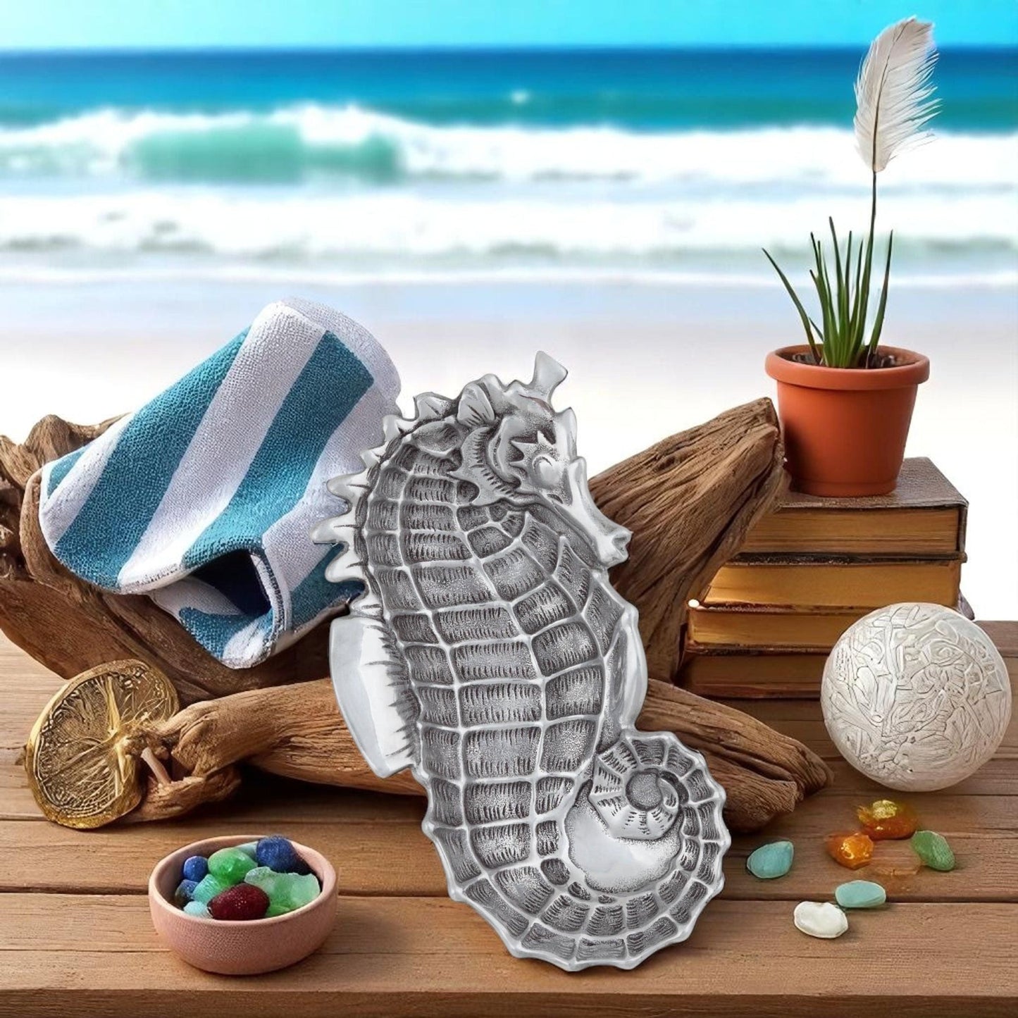 Sea Horse Catchall - themonogram manor 