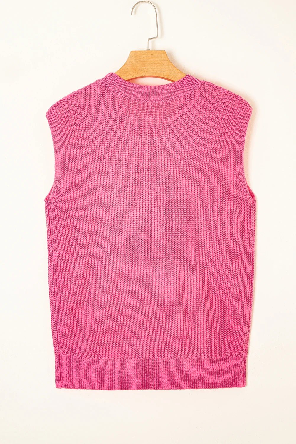 Western Cowboy Embroidered Round Neck Sleeveless Sweater - themonogram manor 