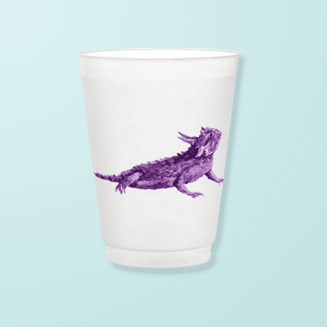 Purple Horned Frog Cups - themonogram manor 