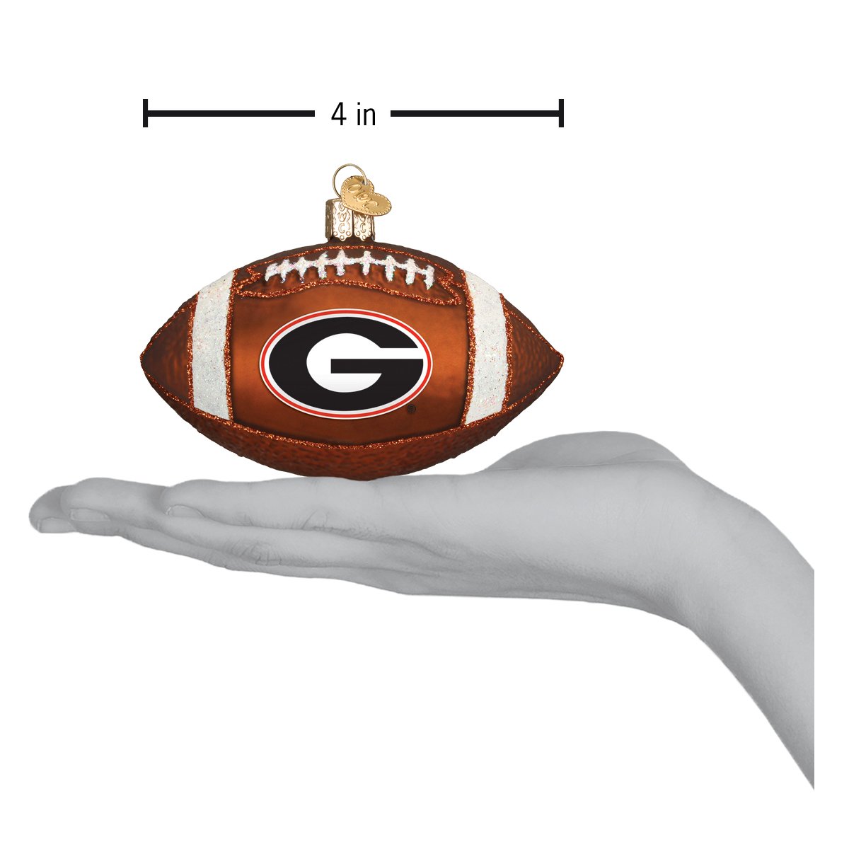 Georgia Football Ornament - themonogram manor 