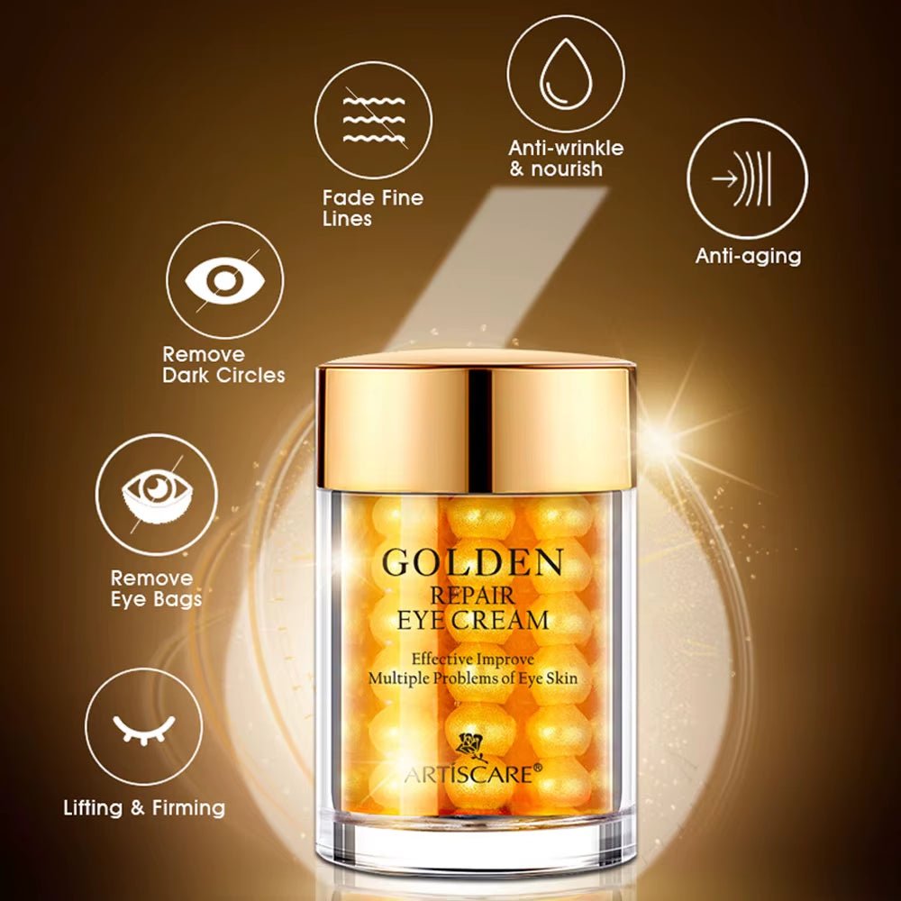 24K Gold Skincare SET Face Cream Moisturizing Serum Dark Circles Essence Korean Skin Care Products - themonogram manor 