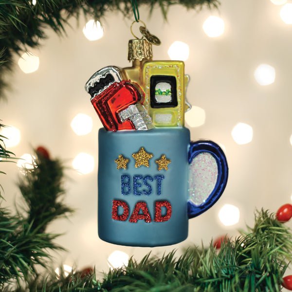 Best Dad Mug Ornament - themonogram manor 