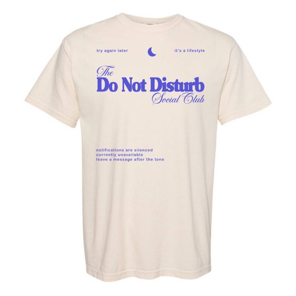 'Do Not Disturb Social Club' T-Shirt - themonogram manor 