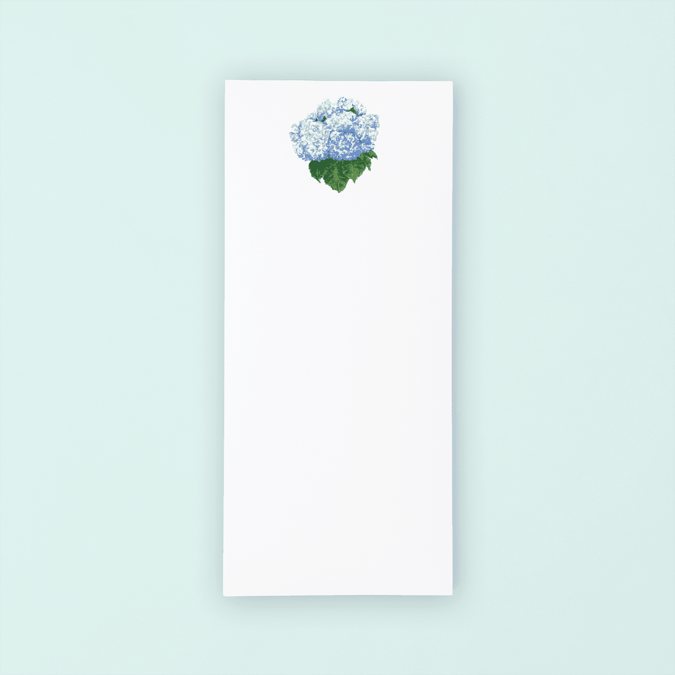 Blue Hydrangea Lists Pad - themonogram manor 