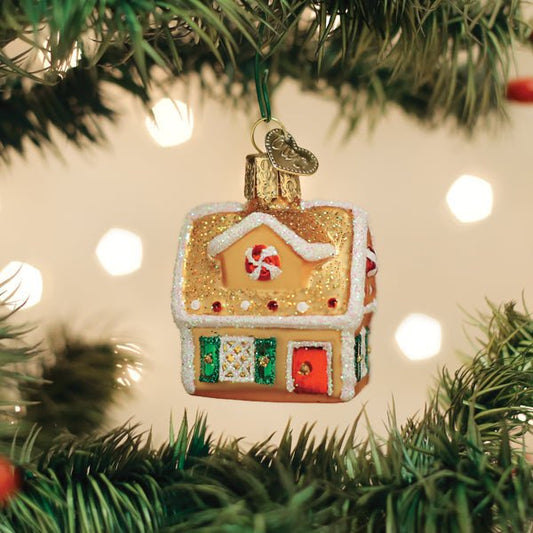 Mini Gingerbread House Ornament - themonogram manor 
